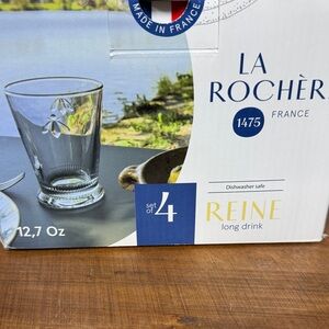 La Rochere- NIB Reine Long Drink Glass - Clear